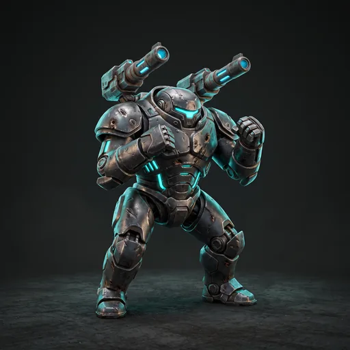Un robot du jeu de cartes Rotium